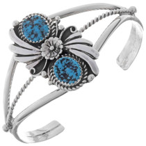 Navajo Natural Turquoise Ladies Bracelet  27491