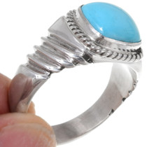 Navajo Mens Turquoise Ring 22408