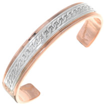 Copper Sterling Cuff Bracelet 31748