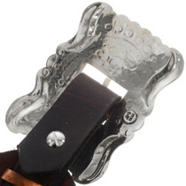 Hammered Silver Concho Belt 28949