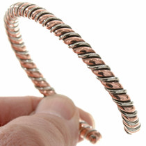 Navajo Copper Twist Cuff Bracelet 28340