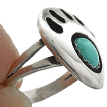 Turquoise Silver Ladies Ring 29801