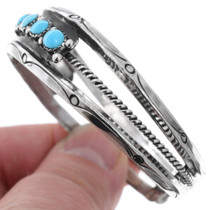 Silver Turquoise Cuff Bracelet 17322