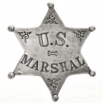 US Marshal Western Silver Badge 28996