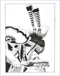 Native American Powwow Dancer Print 21115