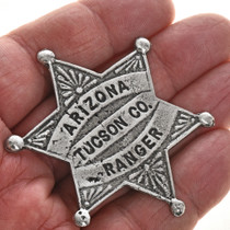 Old West Silver Star Badge 29006