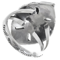 Native American Inlaid Silver Ring 27075