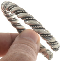 Navajo Twist Wire Silver Bracelet 27776
