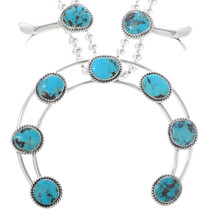 Turquoise Squash Blossom Necklace Set 27878