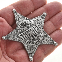 Old West Style Silver Badge 29011