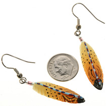 French Hook Feather Earrings 14430