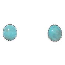 Turquoise Navajo Stud Earrings 28463
