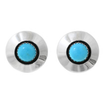 Turquoise Navajo Post Earrings Shadowbox 29790