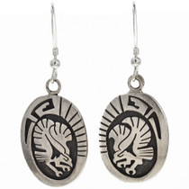 Eagle Kachina French Hook Earrings 29943