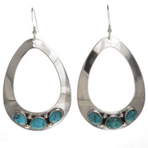 Blue Turquoise Teardrop Earrings 29990