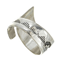 Navajo Design Silver Ring 30107