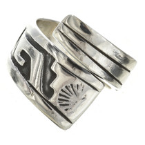 Sterling Silver Navajo Wrap Ring 30109