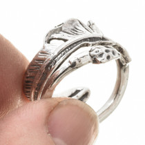 Sterling Silver Ladies Adjustable Ring 30169