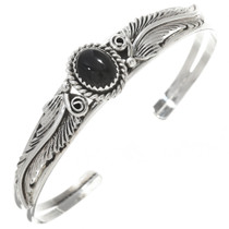 Silver Black Sterling Silver Bracelet 30299