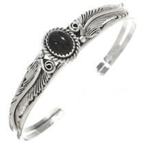 Silver Black Sterling Silver Bracelet 30293