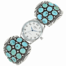 Old Pawn Sleeping Beauty Turquoise Watch 30522