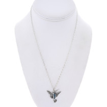 Silver Pueblo Hummingbird Pendant 30910