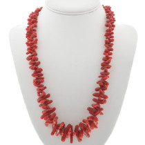 Red Coral Navajo Necklace 30959