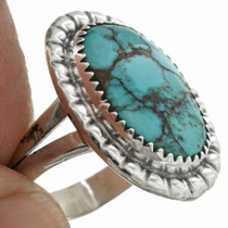 Natural Turquoise Sterling Silver Ring 31096