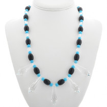 Turquoise Crystal Necklace 31157