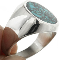 Turquoise Chip Inlay Ring 31213