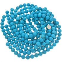 Turquoise Color Magnesite Bead Strand 30837