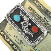 Navajo Turquoise Money Clip 31407