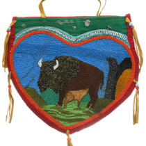 Vintage Nez Perce Beaded Bag Purse 31509
