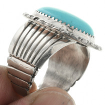 Hammered Sterling Shank Silver Ring 31759