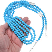 Navajo Turquoise Beaded Necklace 31766