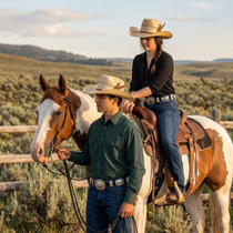 His or Hers Navajo Sterling Concho Belt