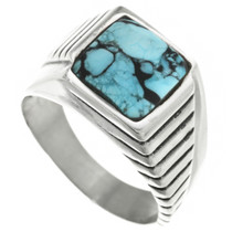 Spiderweb Turquoise Ring 32023