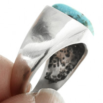 Navajo Silver Turquoise Ring 32024