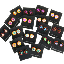 Colorful Navajo Earrings 32042