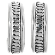 Sterling Silver Hoop Earrings 32161