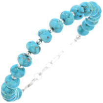 Beaded Turquoise Navajo Bracelet 32360