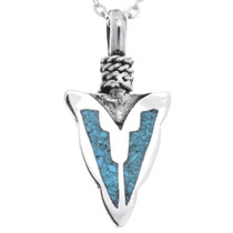 Turquoise Arrowhead Pendant 32617