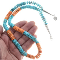 Turquoise Spiny Oyster Beaded Necklace 32959