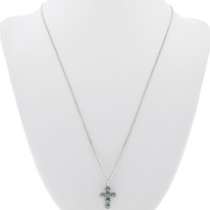 Sterling Silver Zuni Cross Pendant 33142
