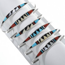 Sterling Silver Turquoise Coral Bracelet 33163