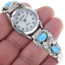 Sterling Silver Navajo Ladies Watch 33182