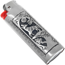 Navajo Howling Wolf Lighter Case 33316