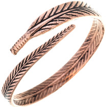 Ladies Wraparound Feather Bracelet 33328