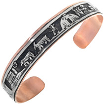 Copper Silver Storyteller Bracelet 33353