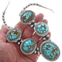 Navajo Turquoise Necklace Set 15690